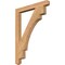 Ekena Millwork Merced Craftsman Smooth Bracket, Western Red Cedar, 3 1/2"W x 34"D x 46"H BKT04X34X46MRC04SWR - alternate 1